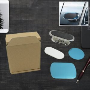 Magnetic Phone Mount/Holder for Car, Super Strong Magnet Universal Car Mount, Dashboard 360Ã‚Â° Rotation for Car, Desk, Office, Home & Kitchen for All Smart phones (1 Pc)