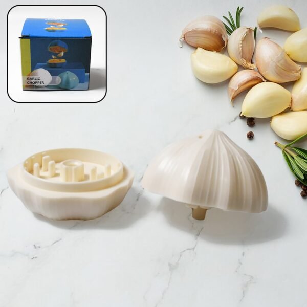 Garlic Press Sharpener Device Ã¢â‚¬â€œ Portable Manual Ginger, Chili & Garlic Crusher, Masher, Chopper & Grinder for Kitchen Use