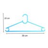 Plastic Clothes Hanger (Set of 6 Pieces)
