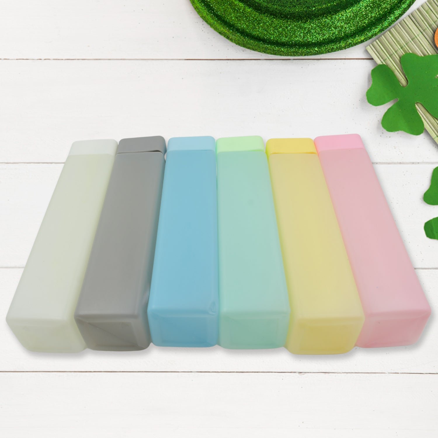 Large Capacity Plastic Water Bottle | Set of 6 | Square Water Bottle (940ml each) - Shivani Jaswal Large Capacity Plastic Water Bottle | Set of 6 | Square Water Bottle (940ml each)