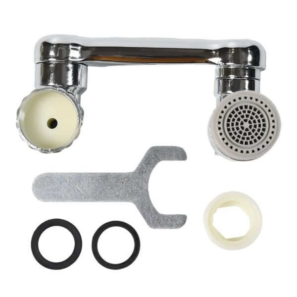 Splash Faucet Filter Ã¢â‚¬â€œ 180Ã‚Â° Rotating Sprayer, Double O-Ring, Movable Water-Saving Sink Aerator Extender (Loose)