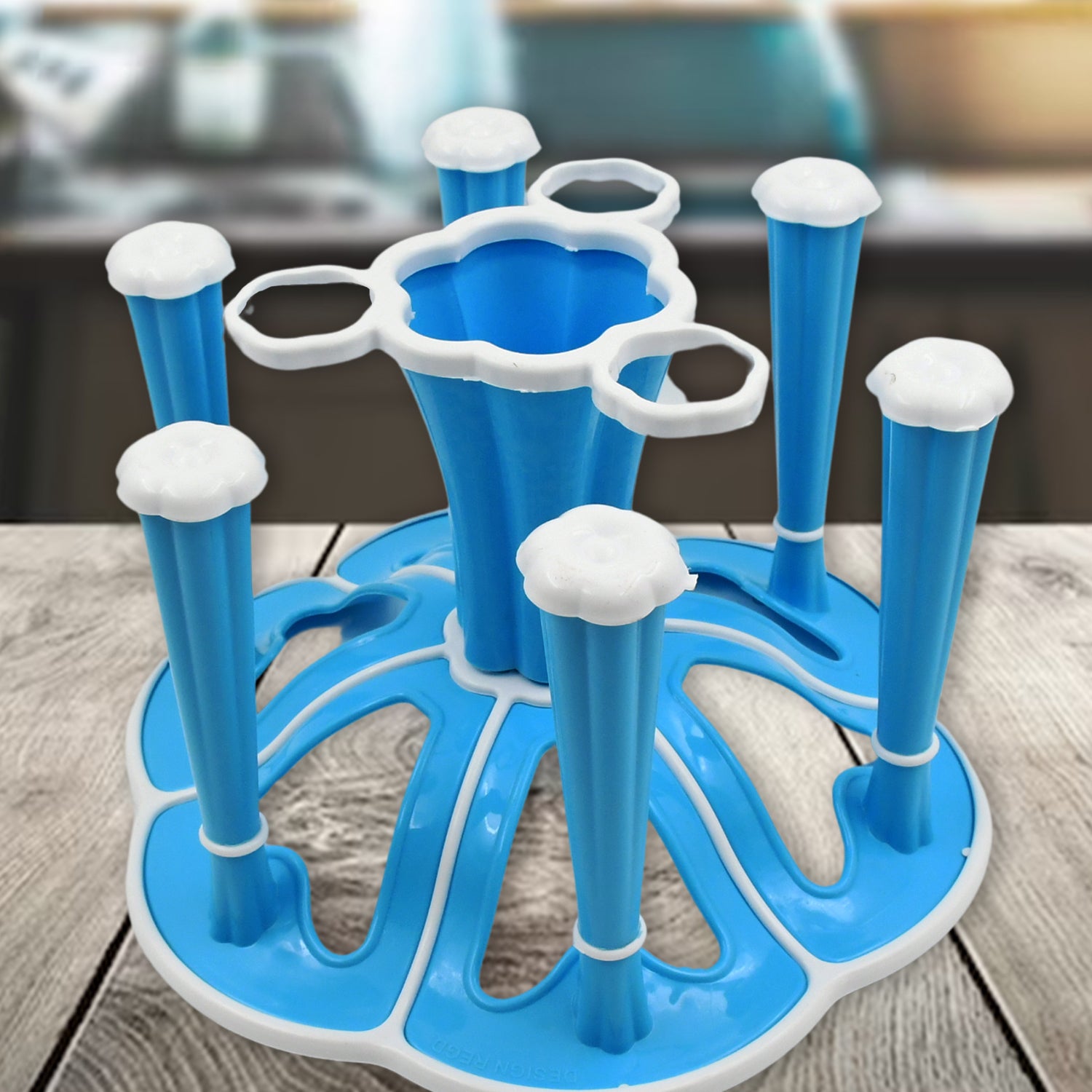 Miracle Plastic Glass Stand for Kitchen & Dining (6-Glass, Spices, Moq - 2 Pc) - Shivani Jaswal Miracle Plastic Glass Stand for Kitchen & Dining (6-Glass, Spices, Moq - 2 Pc)
