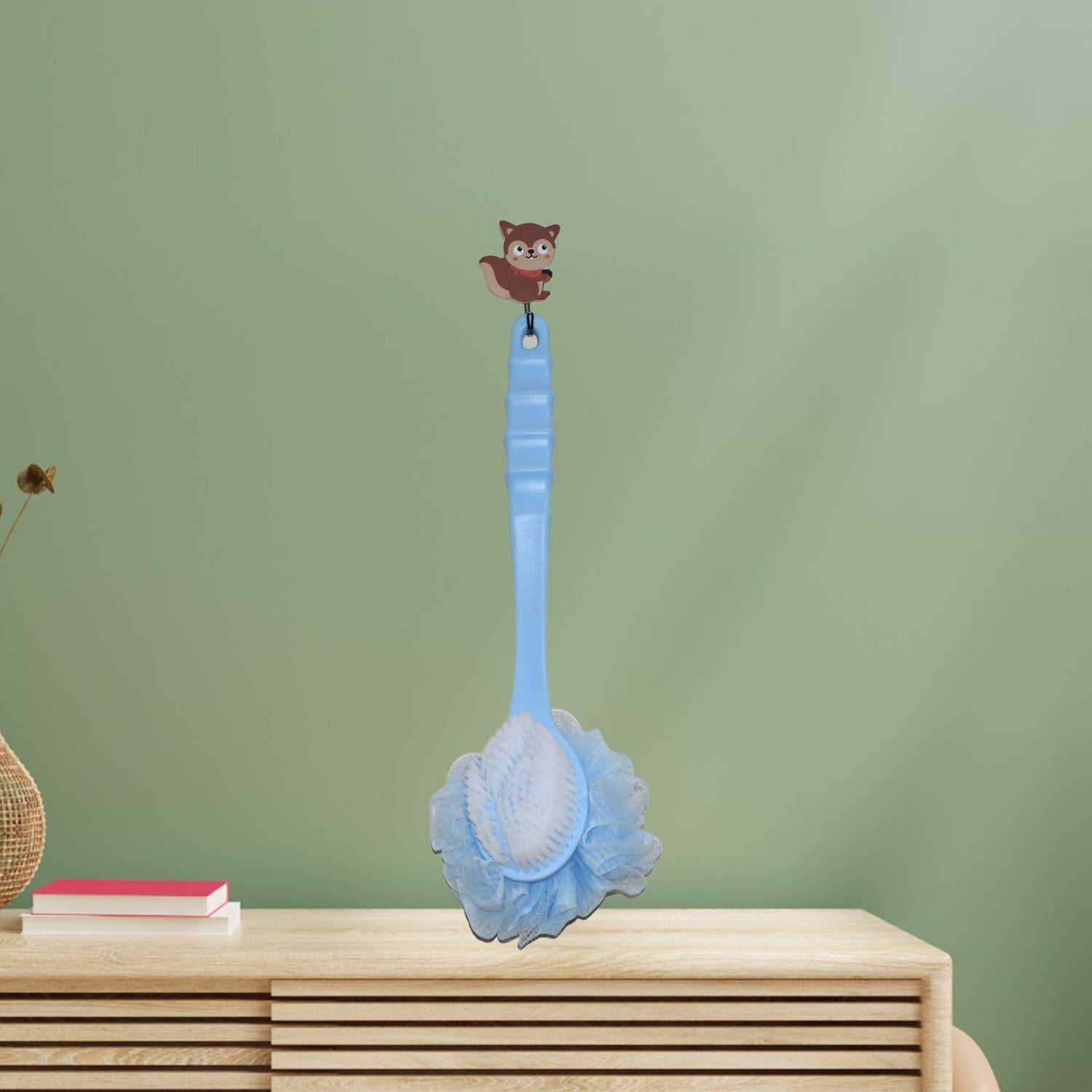 Long Handle Shower Puff Pouf Sponge Exfoliating Mesh Brush Scrubber,Bath Loofah Bath Scrubber for Body Shower Loofah Brushes, Body Bath Brush for Women and Men, Bathroom Shower Accessories (Mix 1 Pc) - Shivani Jaswal Long Handle Shower Puff Pouf Sponge Exfoliating Mesh Brush Scrubber,Bath Loofah Bath Scrubber for Body Shower Loofah Brushes, Body Bath Brush for Women and Men, Bathroom Shower Accessories (Mix 1 Pc)