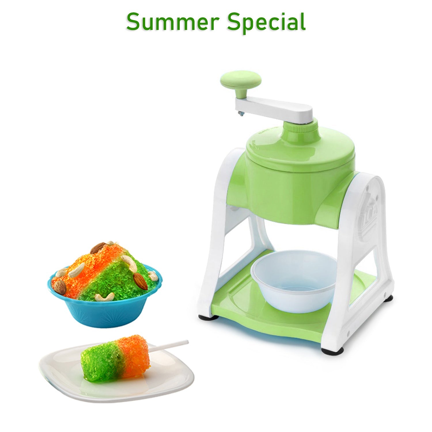 Ice Gola Maker Ice Snow Maker Machine | Ice Crusher | Indoor Outdoor Manual With Steel Blade & Antislip Grip - Shivani Jaswal Ice Gola Maker Ice Snow Maker Machine | Ice Crusher | Indoor Outdoor Manual With Steel Blade & Antislip Grip