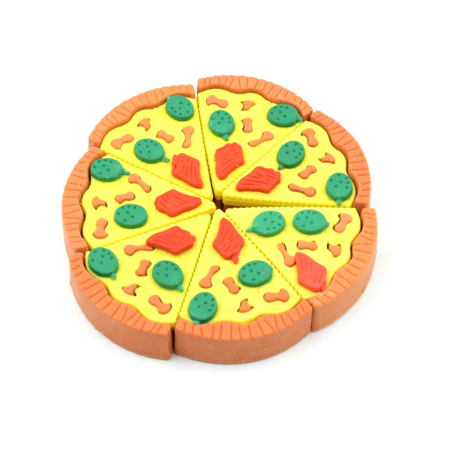 3D Pizza Slices Eraser Set – Fancy & Colorful Stationery for Kids & Gifts (7 slice) - Shivani Jaswal 3D Pizza Slices Eraser Set – Fancy & Colorful Stationery for Kids & Gifts (7 slice)