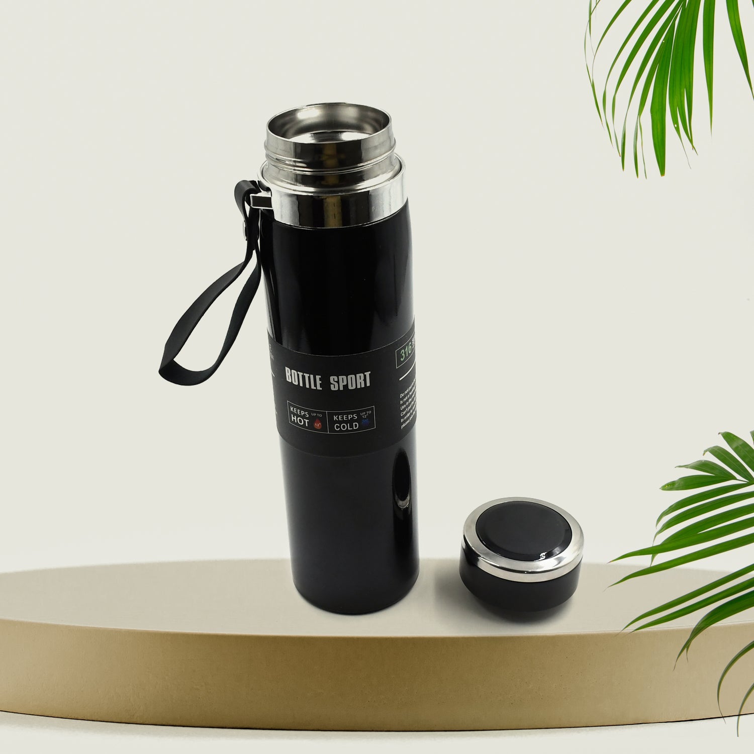 Double Stainless Steel Wall Flask Vacuum Insulated Water Bottle - Shivani Jaswal Double Stainless Steel Wall Flask Vacuum Insulated Water Bottle