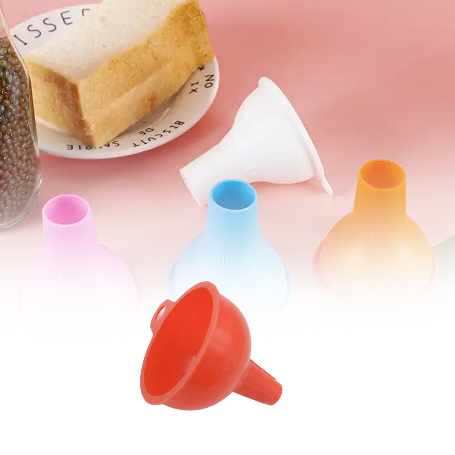 Food-Grade Silicone Funnel: Safe & Easy Transfer for Liquids & Grains (1 Pc) - Shivani Jaswal Food-Grade Silicone Funnel: Safe & Easy Transfer for Liquids & Grains (1 Pc)