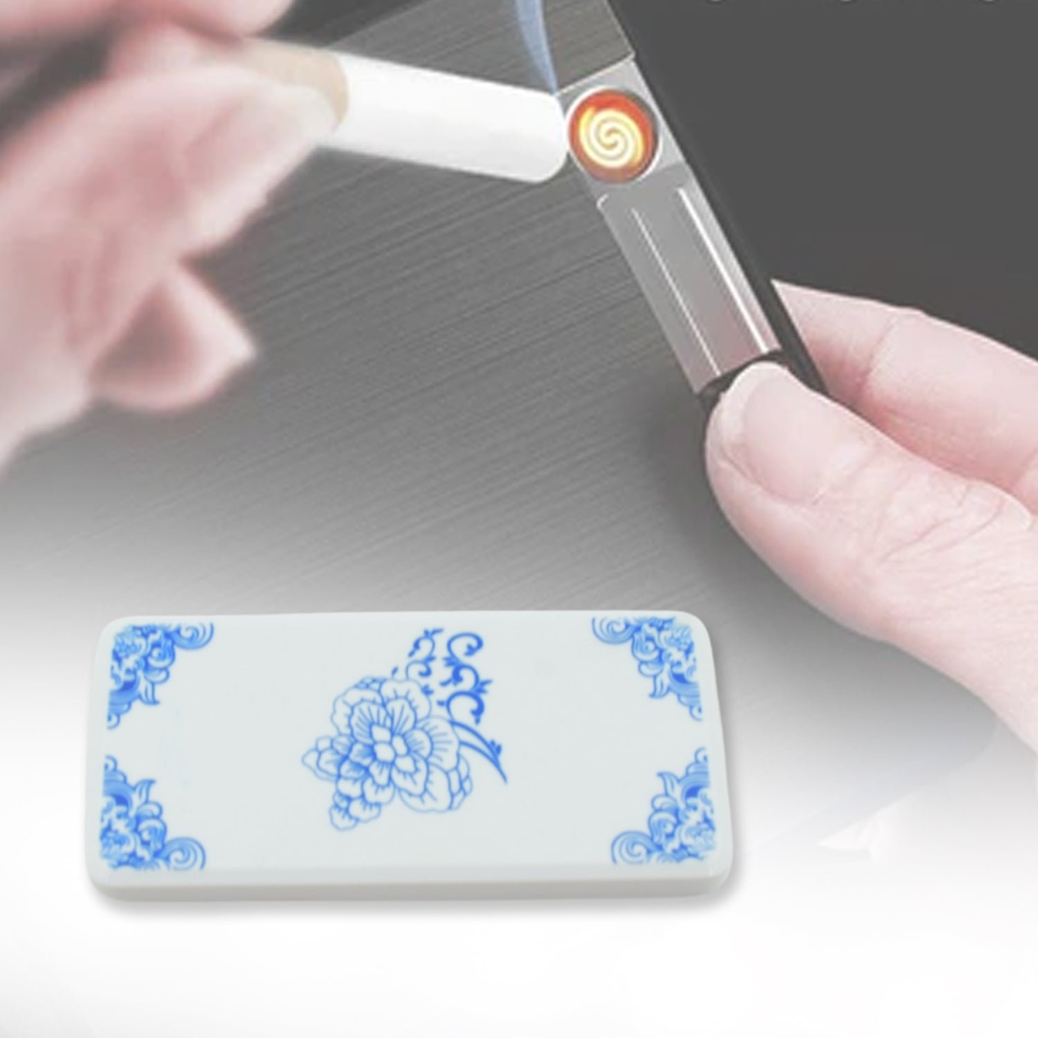 Stylish Electric USB Lighter for Men & Women, Regular Cigarettes Portable USB Rechargeable Flameless, Coil Slim Cigarette Lighter with Charging Cable, Windproof E lighter, Lighter for Smoking (1 Pc ) - Shivani Jaswal Stylish Electric USB Lighter for Men & Women, Regular Cigarettes Portable USB Rechargeable Flameless, Coil Slim Cigarette Lighter with Charging Cable, Windproof E lighter, Lighter for Smoking (1 Pc )