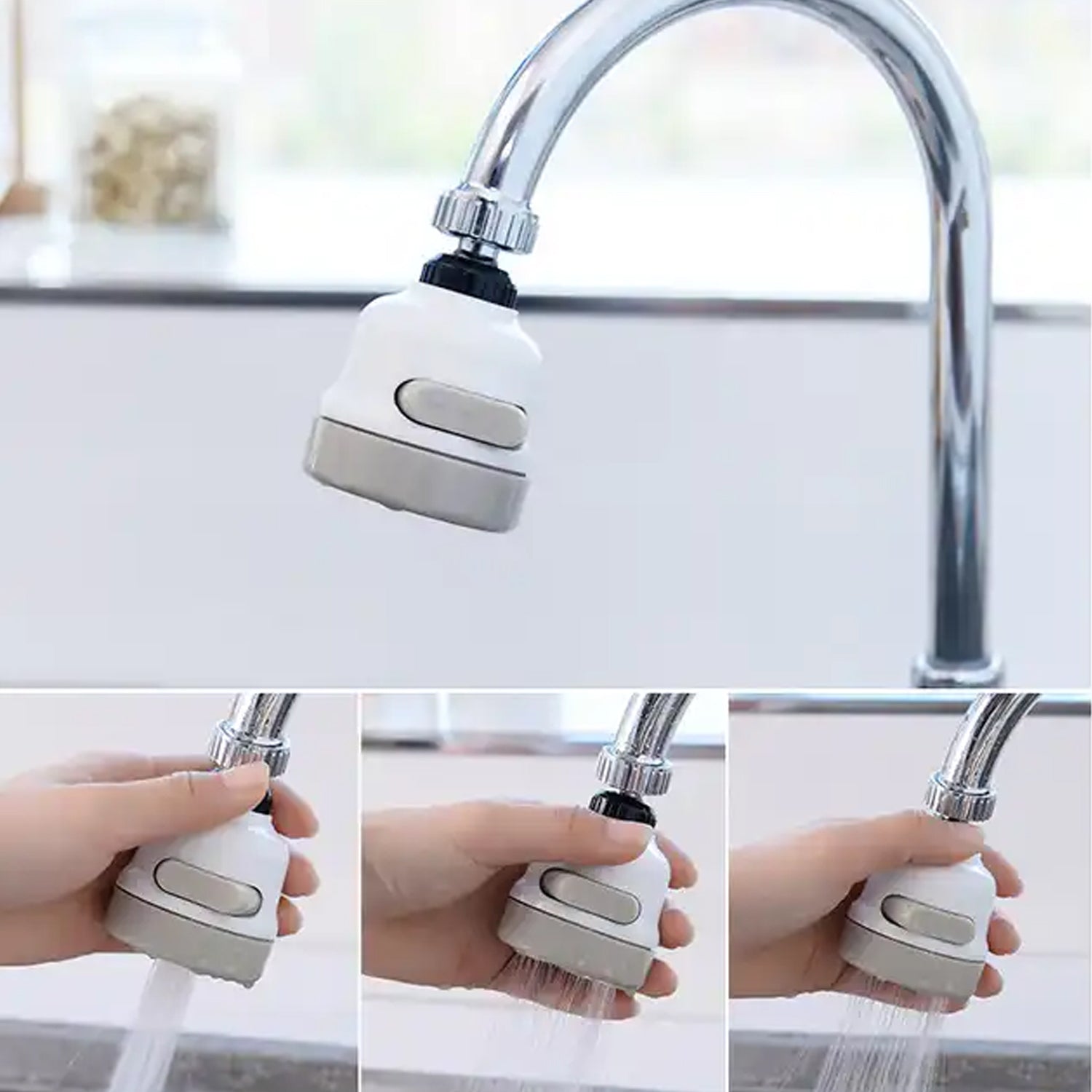 360 Degree Rotating Water-Saving Sprinkler,Faucet Aerator for Kitchen,Bathroom,Water Faucet Kitchen Tap,sink tap shower sprinkler plastic 3 Mode Adjustable Head Nozzl - Shivani Jaswal 360 Degree Rotating Water-Saving Sprinkler,Faucet Aerator for Kitchen,Bathroom,Water Faucet Kitchen Tap,sink tap shower sprinkler plastic 3 Mode Adjustable Head Nozzl