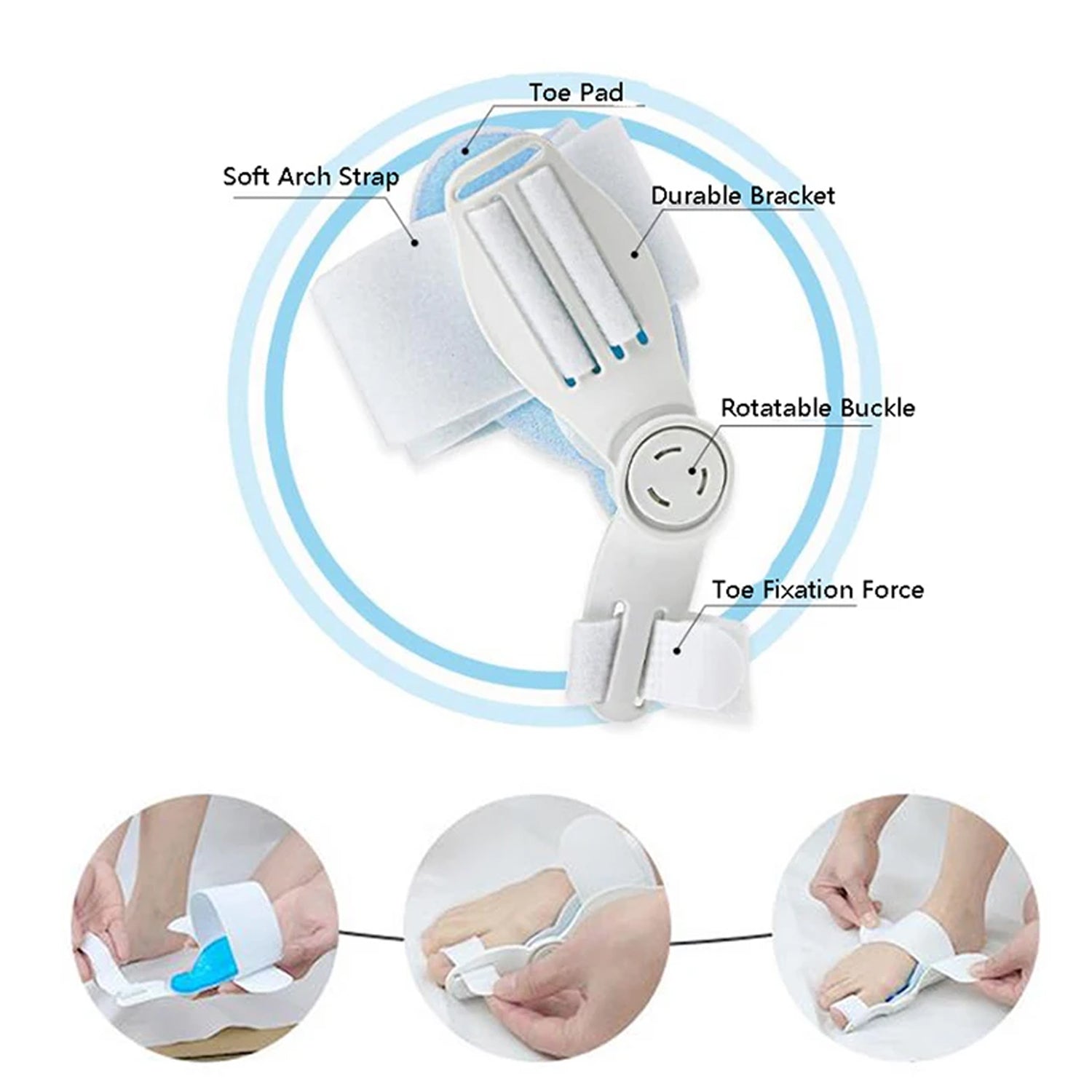 Adjustable Bunion Support Splint – Hallux Valgus Corrector for Men & Women - Shivani Jaswal Adjustable Bunion Support Splint – Hallux Valgus Corrector for Men & Women