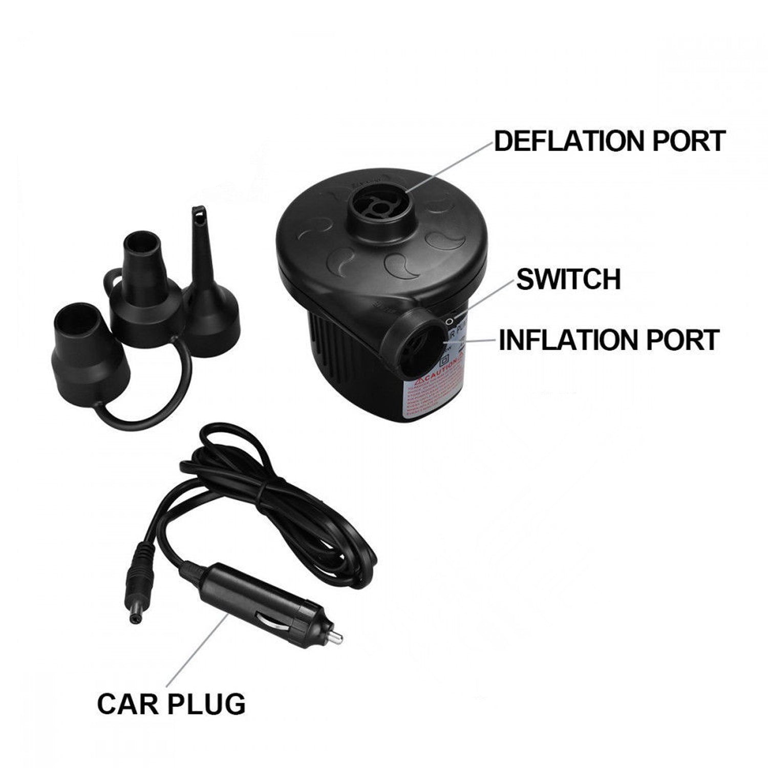 Multi-Purpose Electric Air Pump for Sofa & Pool (Quick Inflate/Deflate) - Shivani Jaswal Multi-Purpose Electric Air Pump for Sofa & Pool (Quick Inflate/Deflate)