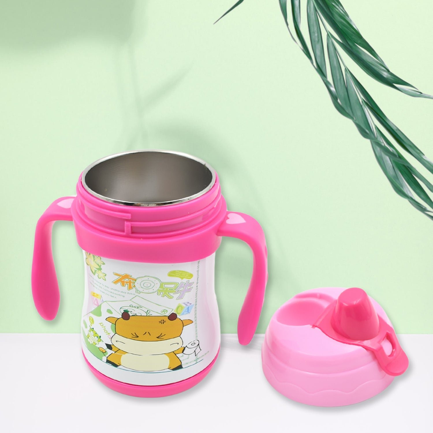 Vacuum Stainless Steel Water Bottle With Carry Handle & Straw Fridge Water Bottle Double Wall, Leak Proof, Rust Proof, Cold & Hot | Leak Proof | Office Bottle | Gym | Home | Kitchen | Hiking | Trekking | Travel Bottle (280 ML) - Shivani Jaswal Vacuum Stainless Steel Water Bottle With Carry Handle & Straw Fridge Water Bottle Double Wall, Leak Proof, Rust Proof, Cold & Hot | Leak Proof | Office Bottle | Gym | Home | Kitchen | Hiking | Trekking | Travel Bottle (280 ML)