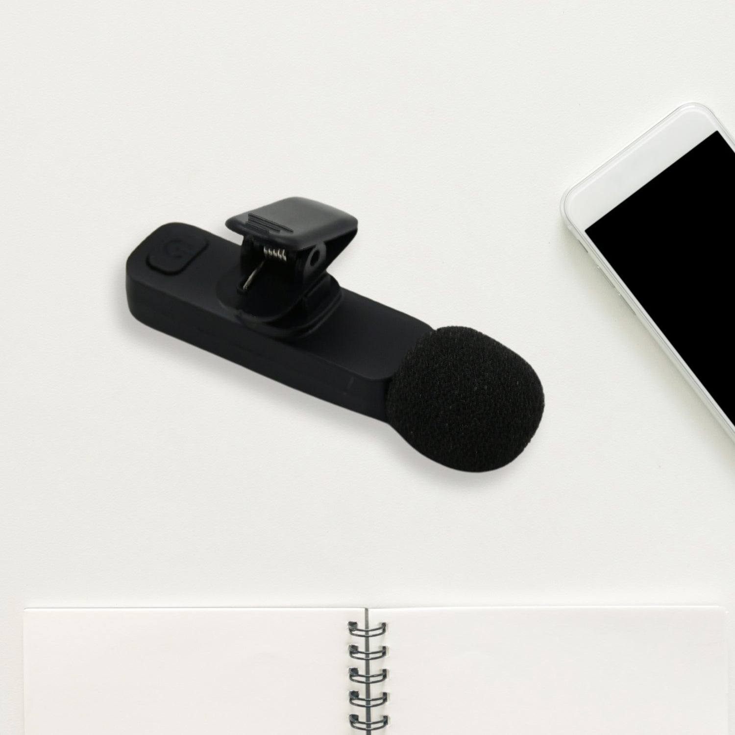 Intelligent Noise Cancelling Live Streaming Clip on Microphone for Type-C & for iPhone with Charging Mini Wireless Lapel Collar Microphone - Shivani Jaswal Intelligent Noise Cancelling Live Streaming Clip on Microphone for Type-C & for iPhone with Charging Mini Wireless Lapel Collar Microphone