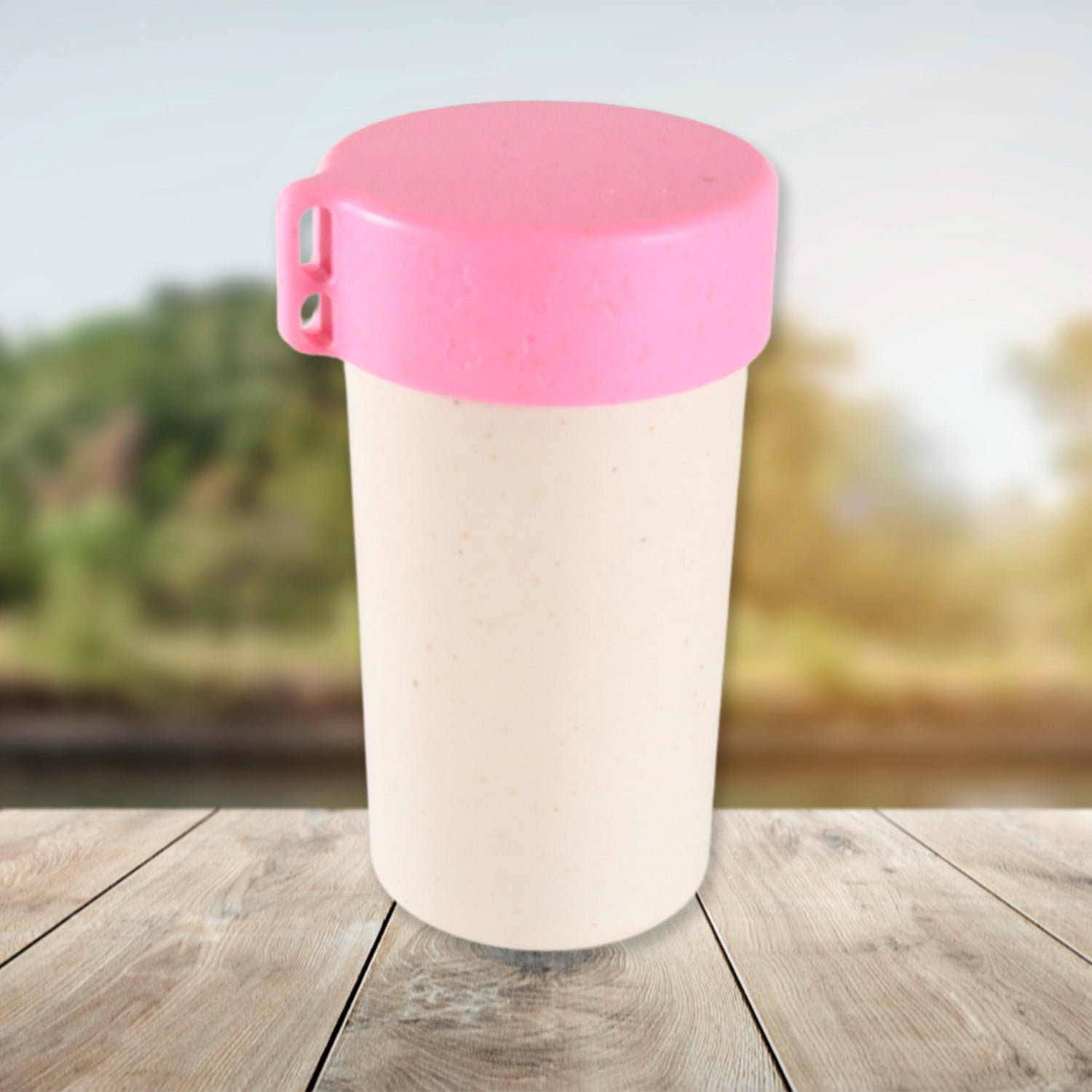 Travel Coffee Cup Portable Water Bottle Wheat Straw Coffee Tea Mug Coffee Mug with Lids for Coffee Tea (300 ML Approx) - Shivani Jaswal Travel Coffee Cup Portable Water Bottle Wheat Straw Coffee Tea Mug Coffee Mug with Lids for Coffee Tea (300 ML Approx)