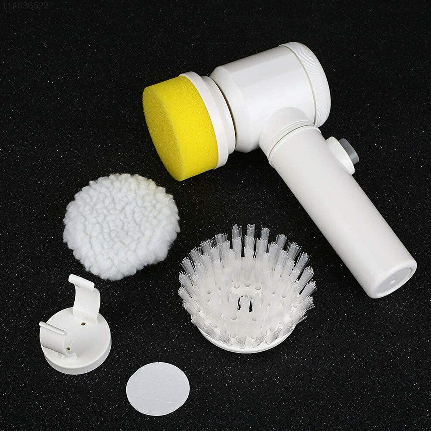 Portable Electric Cleaning Brush with 3 Replaceable Brush Heads (5 In 1) - Shivani Jaswal Portable Electric Cleaning Brush with 3 Replaceable Brush Heads (5 In 1)