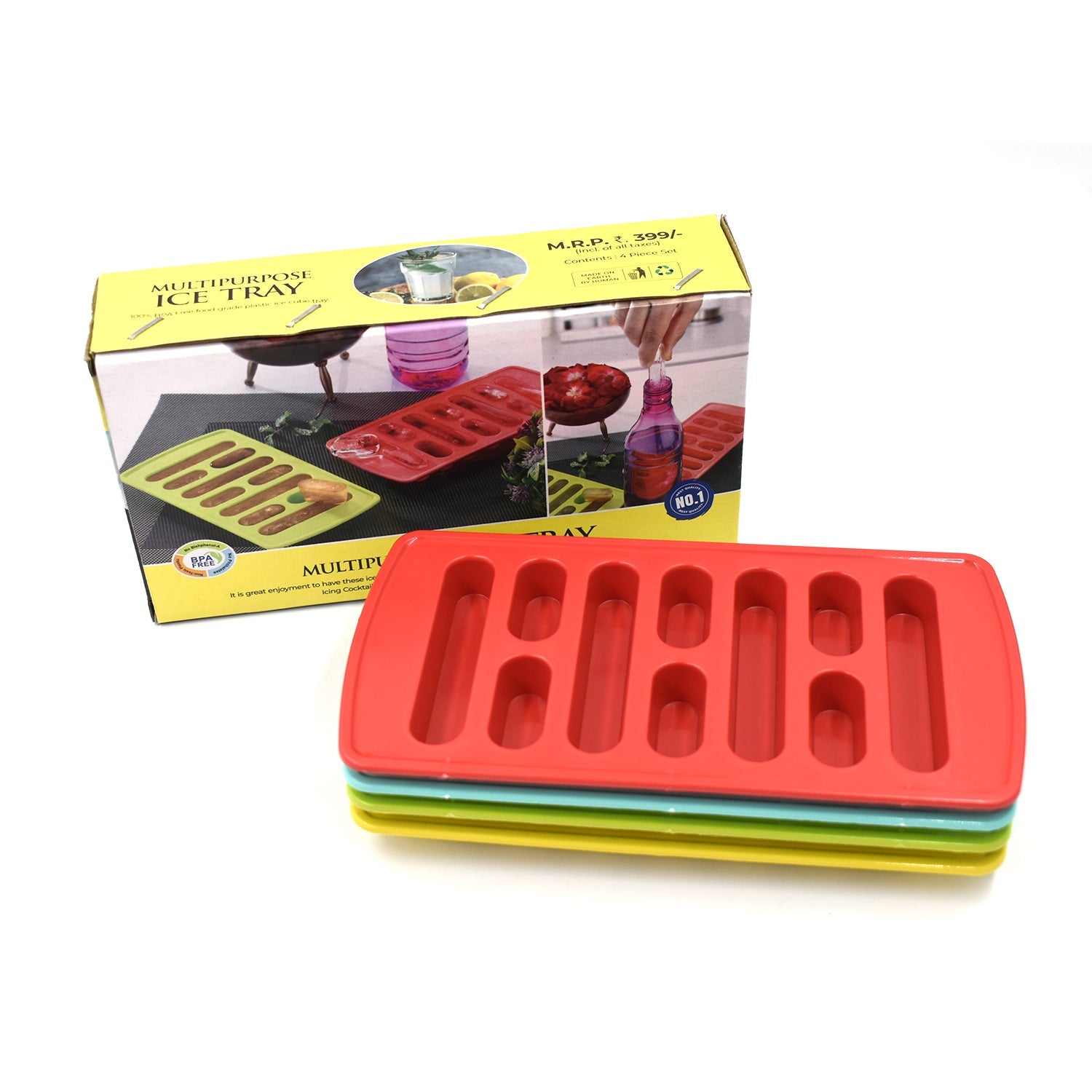 4-Piece Fancy Ice Tray – Versatile Household Ice Maker - Shivani Jaswal 4-Piece Fancy Ice Tray – Versatile Household Ice Maker