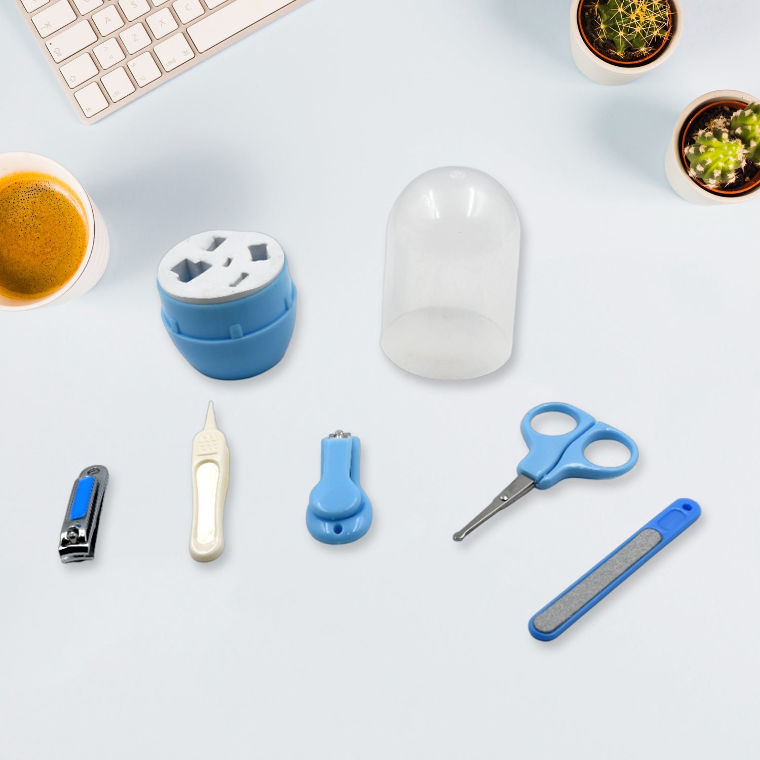 Baby Care Baby Nail Clipper, Scissor, Tweezer and Nail Cleaning Sets, The Best Baby Shower Gift for Baby Girl and Baby Boy (5 Pc Set) - Shivani Jaswal Baby Care Baby Nail Clipper, Scissor, Tweezer and Nail Cleaning Sets, The Best Baby Shower Gift for Baby Girl and Baby Boy (5 Pc Set)