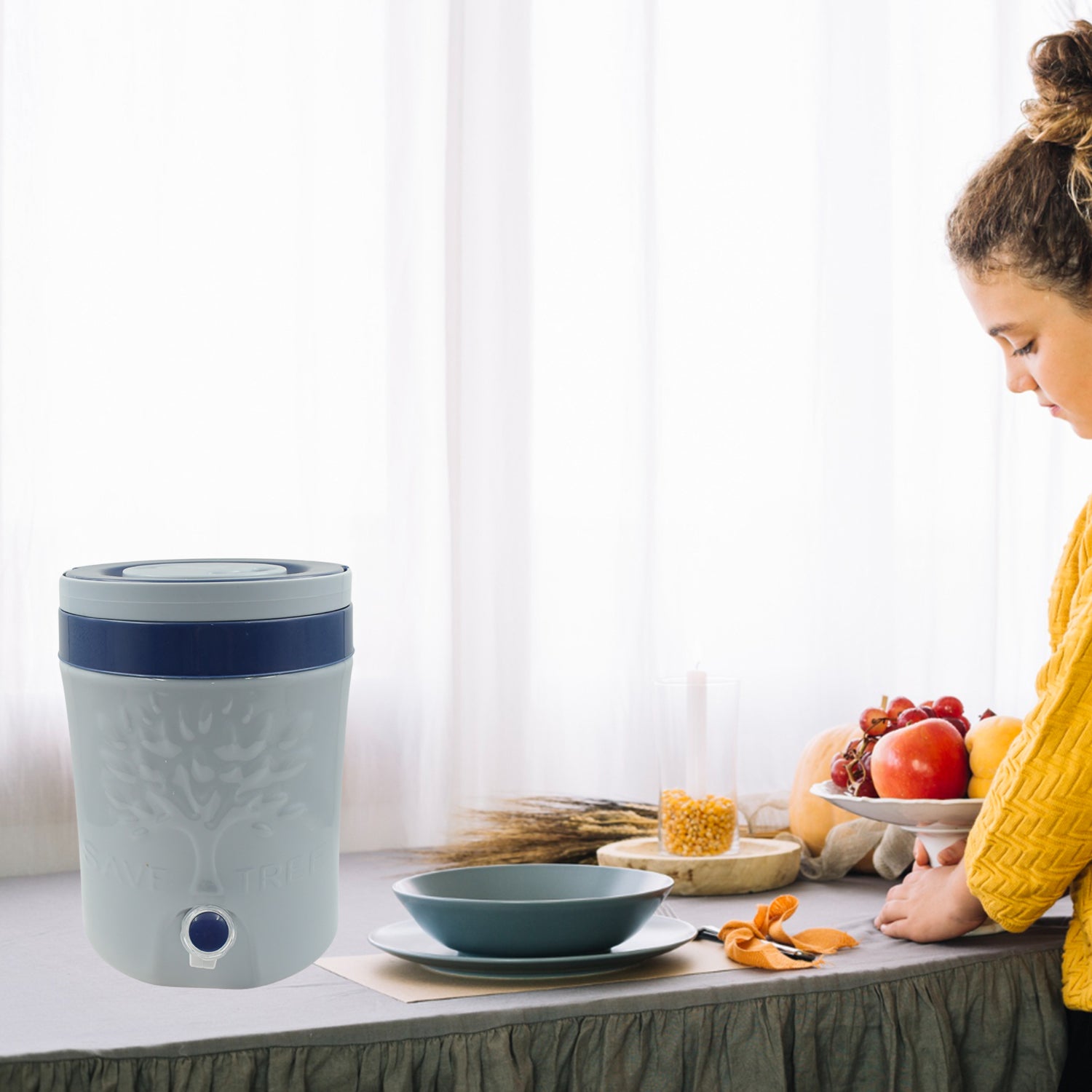 Insulated Water Jug with Tap (12000ml): Leakproof, Travel Cooler - Shivani Jaswal Insulated Water Jug with Tap (12000ml): Leakproof, Travel Cooler