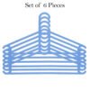 Plastic Clothes Hanger (Set of 6 Pieces)