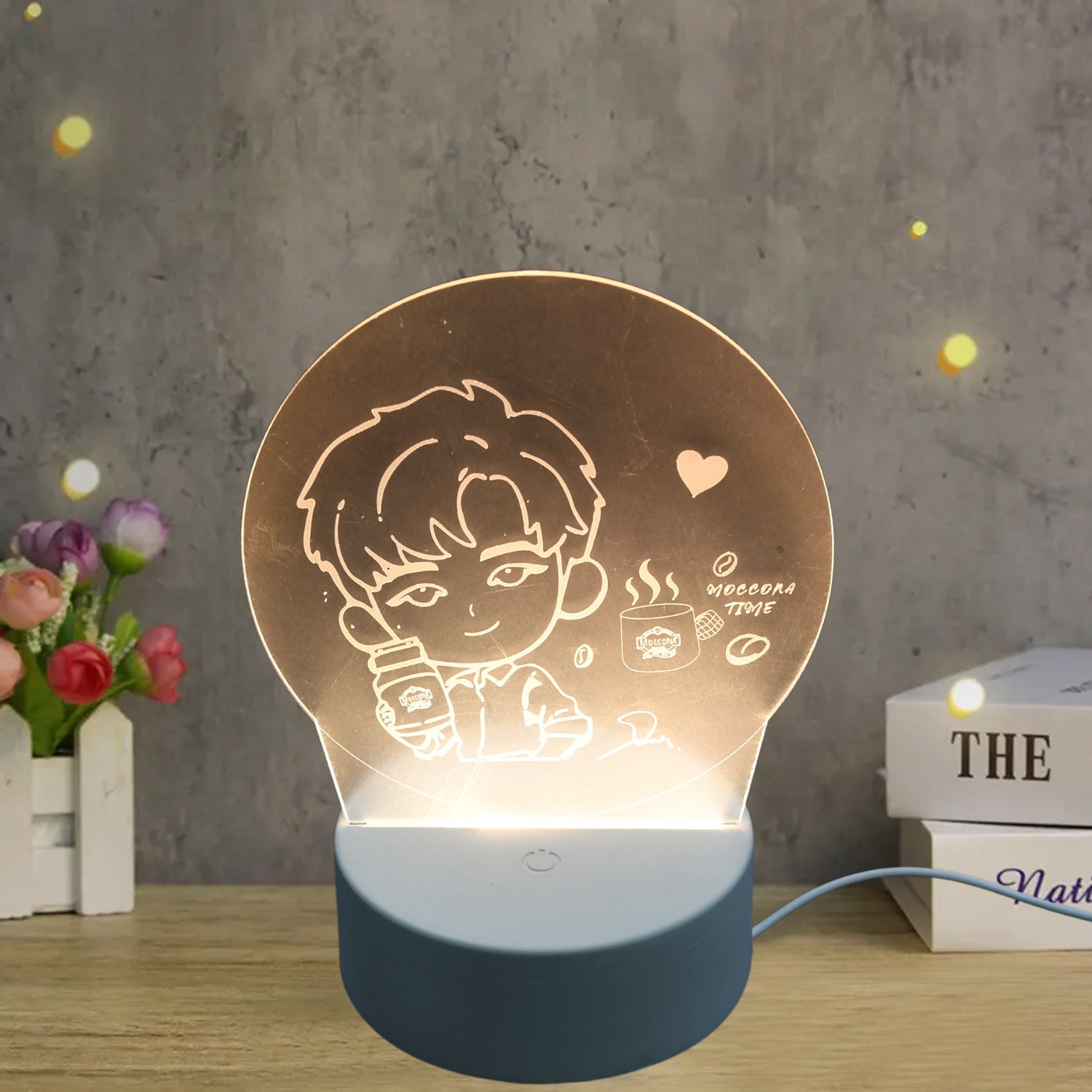 3D Led Night Light Desk Lamp Lighting Lamp Practical 3D Night Light Creative Dream Sleep Led Desk Lamp Bedroom Bedside Light - Shivani Jaswal 3D Led Night Light Desk Lamp Lighting Lamp Practical 3D Night Light Creative Dream Sleep Led Desk Lamp Bedroom Bedside Light