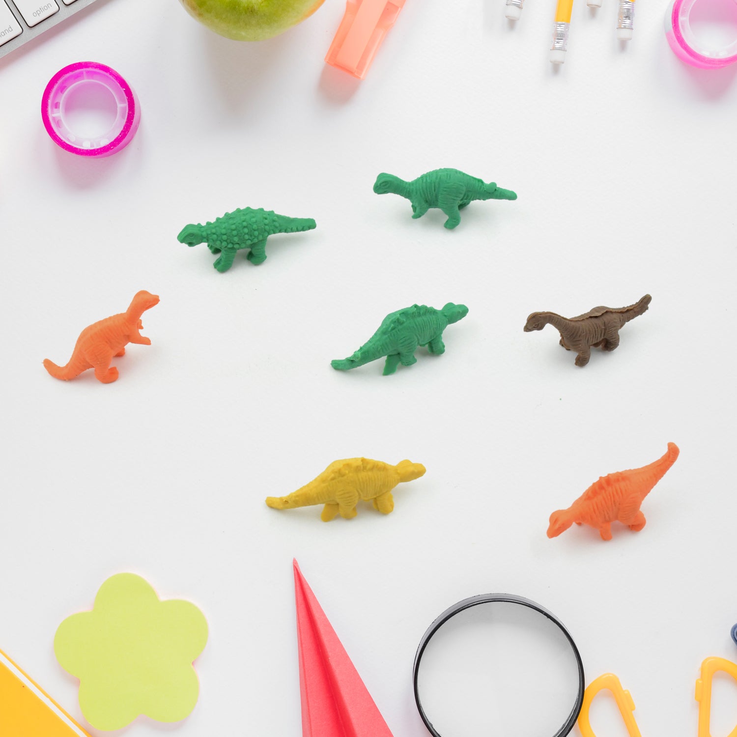 7 Piece Dinosaur Shaped Erasers for Kids - Animal Erasers, 3D Puzzle - Shivani Jaswal 7 Piece Dinosaur Shaped Erasers for Kids - Animal Erasers, 3D Puzzle