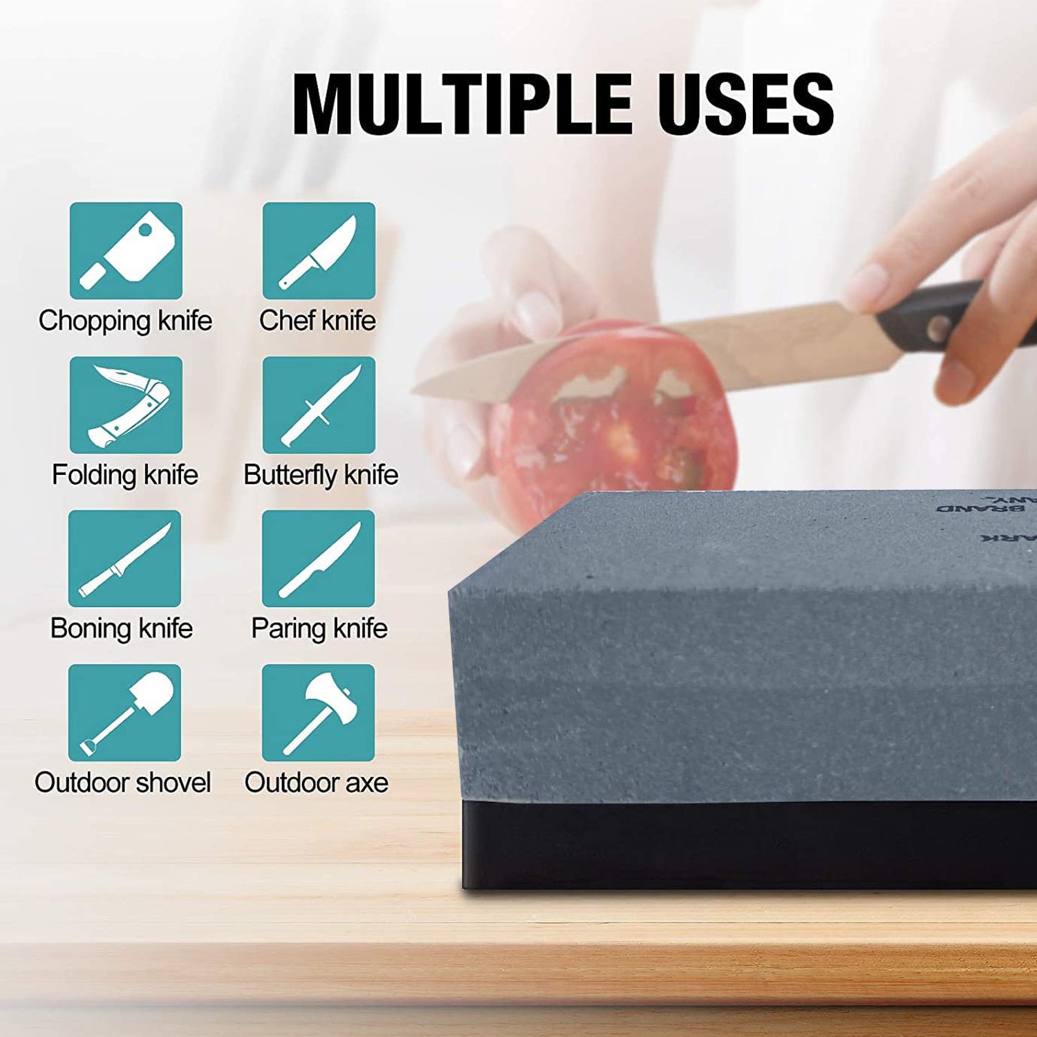 Silicon Carbide German Combination Stone, Dual Sided Stone for Knife and Tools Sharpening with Safety Case - Shivani Jaswal Silicon Carbide German Combination Stone, Dual Sided Stone for Knife and Tools Sharpening with Safety Case