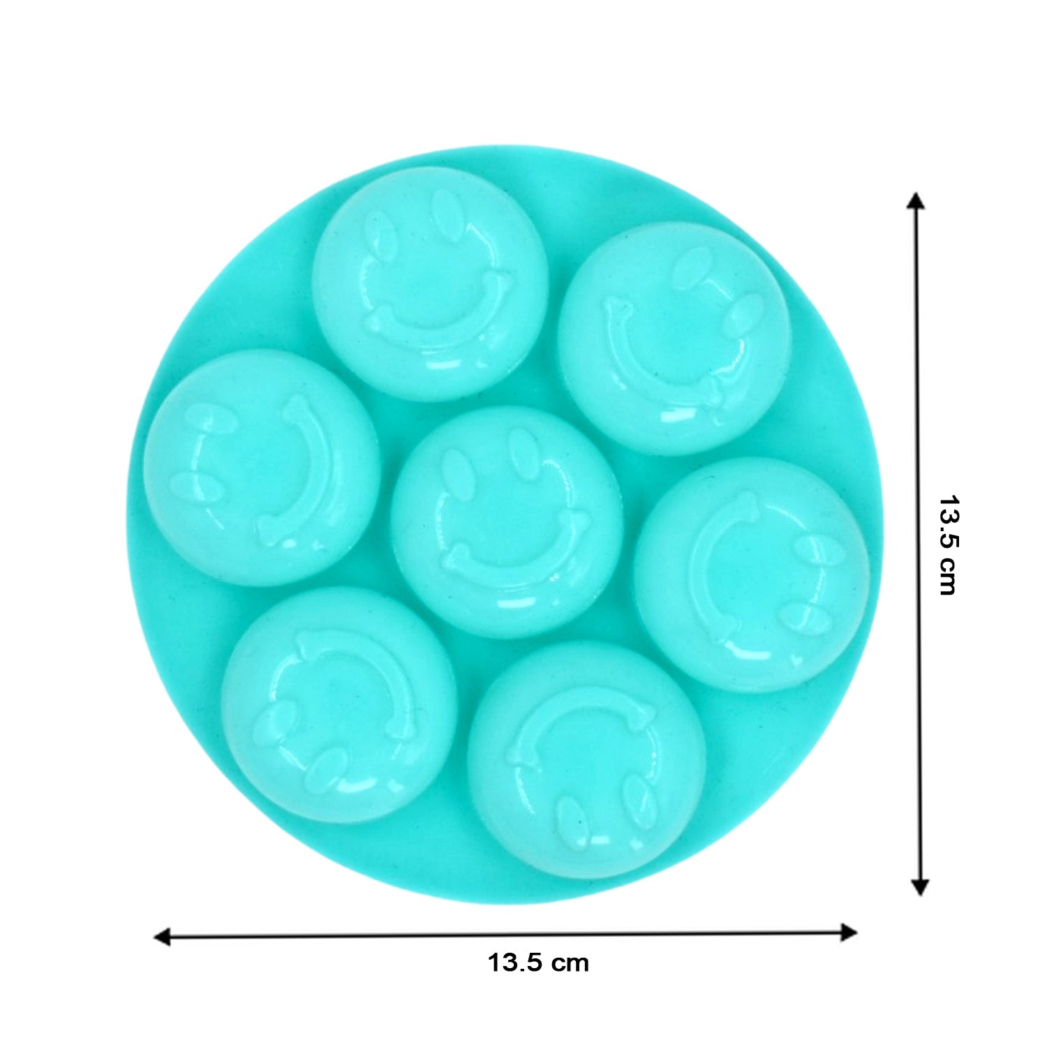 7cavity smiley shape chocolate mold tray cake baking mold Flexible silicone chocolate making tool - Shivani Jaswal 7cavity smiley shape chocolate mold tray cake baking mold Flexible silicone chocolate making tool