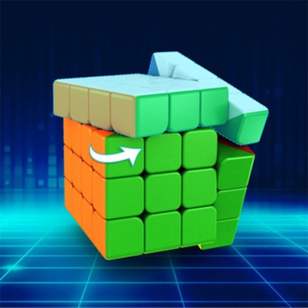 Small Puzzles Cubes 4Ãƒâ€”4Ãƒâ€”4 High Speed Sticker Less Magic Cube Game, Kids and Professionals Magic Cube Puzzle Toy, Pack of 1, 8+ Years