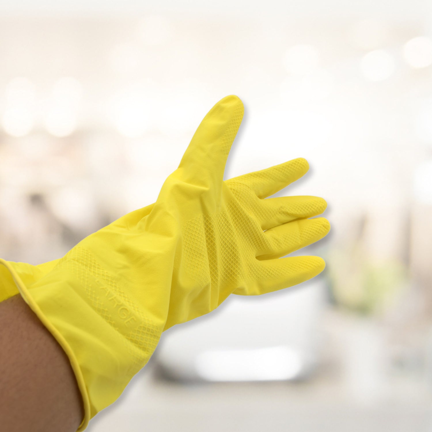 Multipurpose Cleaning Gloves (1 Pair): Kitchen, Bath, & More - Shivani Jaswal Multipurpose Cleaning Gloves (1 Pair): Kitchen, Bath, & More