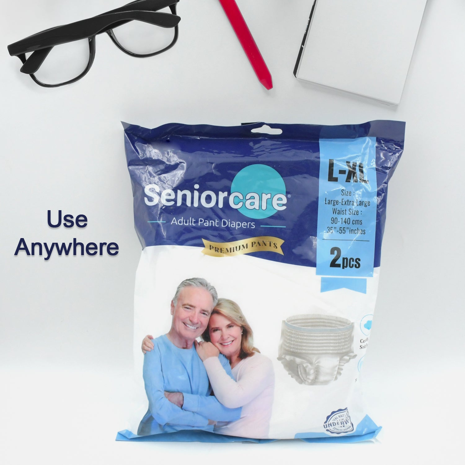 Senior Care Essentials: Large-XL Adult Diaper Pants (Waist 90-140cm) - Shivani Jaswal Senior Care Essentials: Large-XL Adult Diaper Pants (Waist 90-140cm)