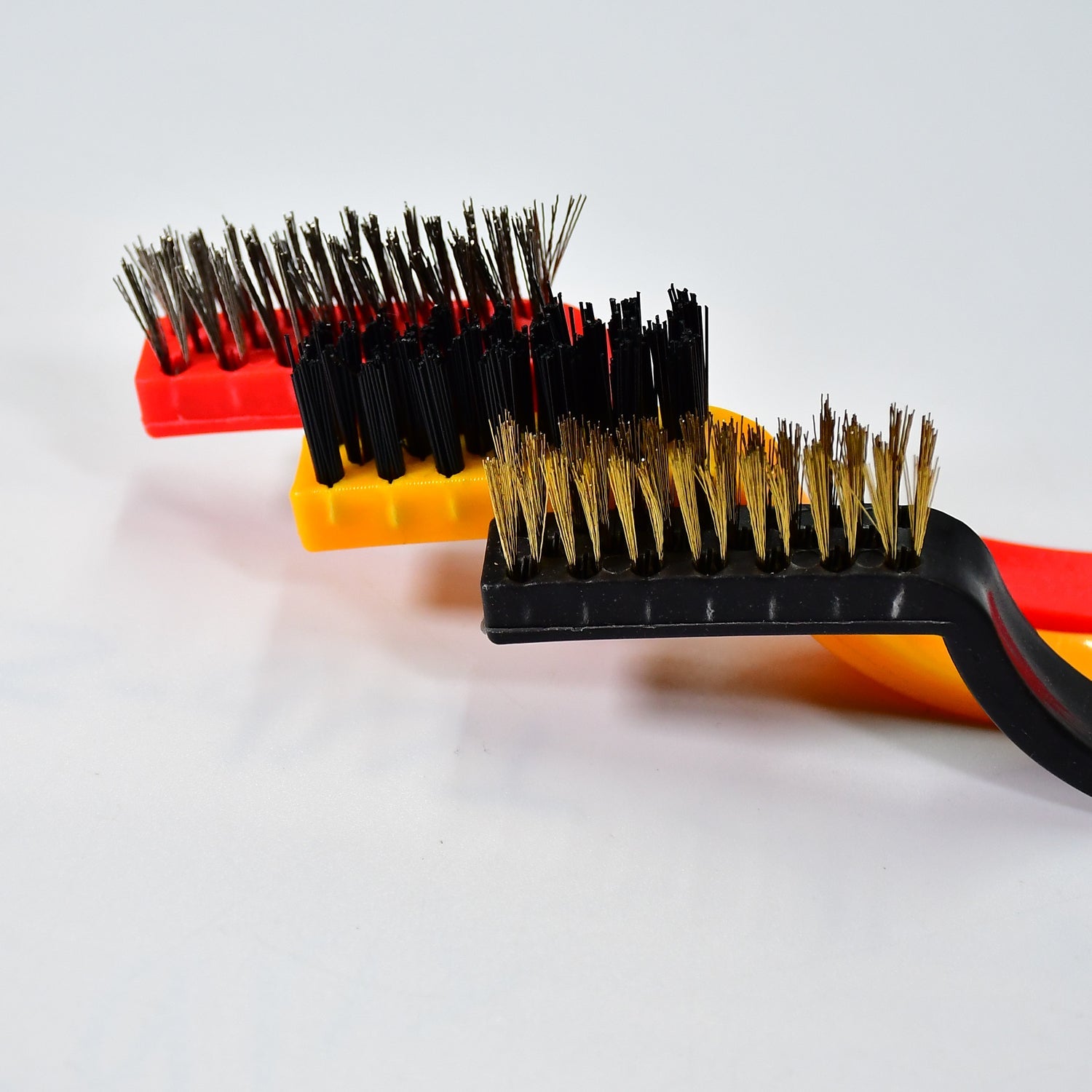 3-Piece Mini Wire Brush Set: Tackle Tough Cleaning Jobs (Multi-Material) - Shivani Jaswal 3-Piece Mini Wire Brush Set: Tackle Tough Cleaning Jobs (Multi-Material)