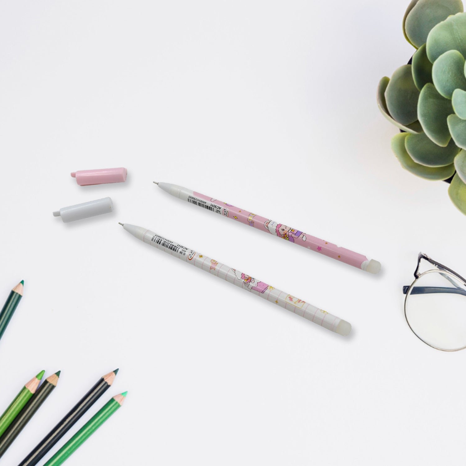 Erasable gel ink pen 12 Pcs/ Fancy Cute Blue Gel Pen with attached Magic Wipe Eraser Gel Pen, Stationery for Office School Writing Examination Supplies Tool, Return Gifts For Kids, Birthday Gifts - Shivani Jaswal Erasable gel ink pen 12 Pcs/ Fancy Cute Blue Gel Pen with attached Magic Wipe Eraser Gel Pen, Stationery for Office School Writing Examination Supplies Tool, Return Gifts For Kids, Birthday Gifts