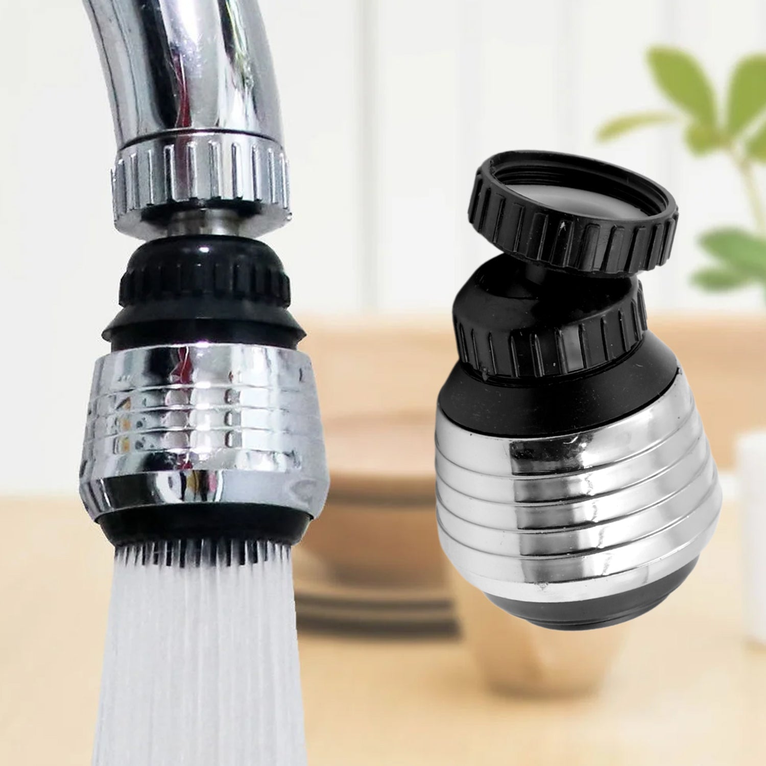 Faucet Bubbler, Faucet Aerator, Water Filter 360° Sink Use for Kitchen, Bathroom, Home Use, High Pressure Power Spray, Plating, for Kitchen Bathroom (1 Pc) - Shivani Jaswal Faucet Bubbler, Faucet Aerator, Water Filter 360° Sink Use for Kitchen, Bathroom, Home Use, High Pressure Power Spray, Plating, for Kitchen Bathroom (1 Pc)