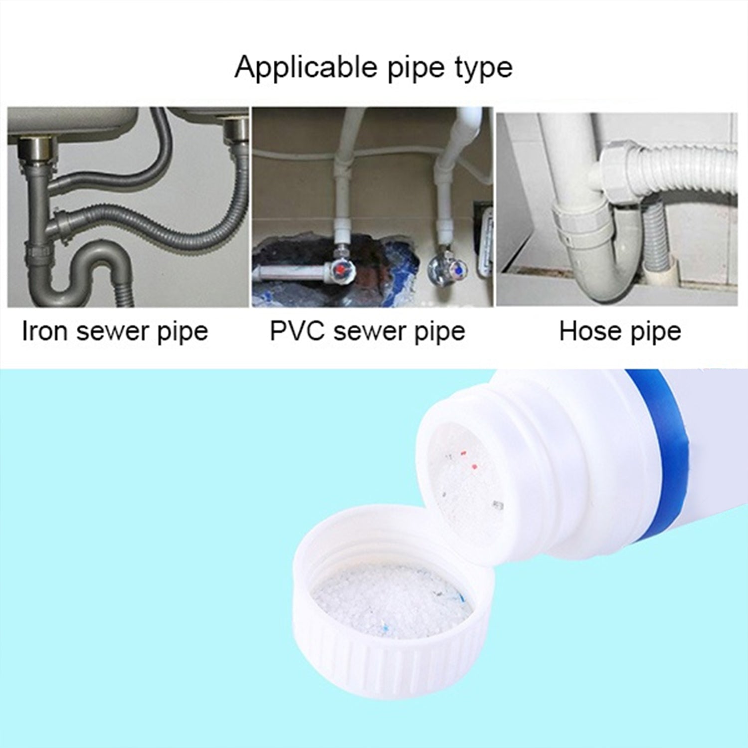 Powerful Portable Sink & Drain Cleaner – Super Clog Remover Powder Agent - Shivani Jaswal Powerful Portable Sink & Drain Cleaner – Super Clog Remover Powder Agent