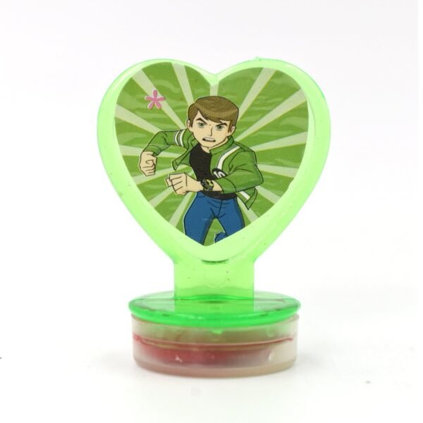 Cartoon Heart Stamps â€“ Motivational Reward Stamps for Kids, Teachers & Parents (6 Pc, Multicolor)