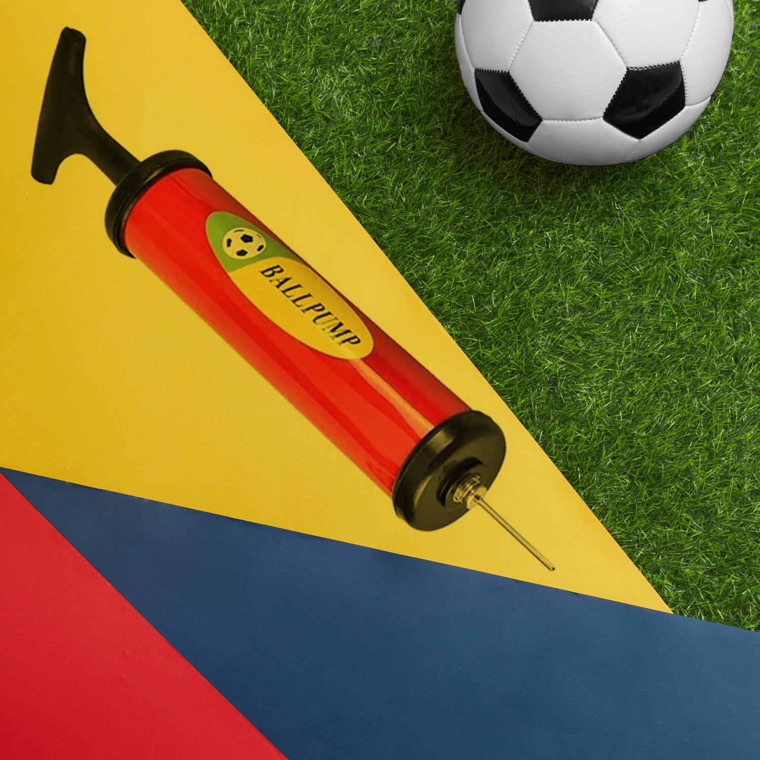 Plastic Pump for Inflating Balls (28 CM) - Inflatable Ball Development Toy - Shivani Jaswal Plastic Pump for Inflating Balls (28 CM) - Inflatable Ball Development Toy