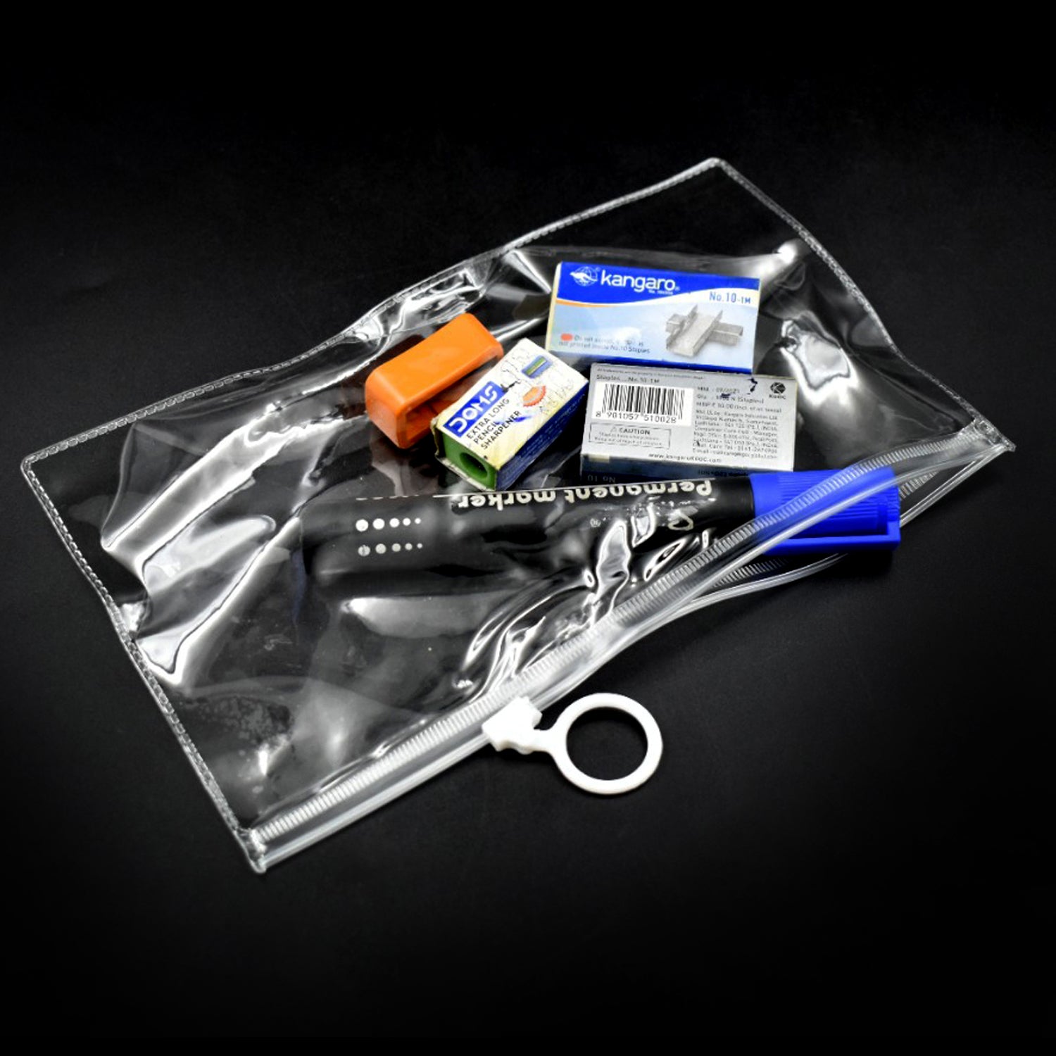 20 Pc Transparent Pouch For Carrying Stationary Stuffs And All By The Students. - Shivani Jaswal 20 Pc Transparent Pouch For Carrying Stationary Stuffs And All By The Students.