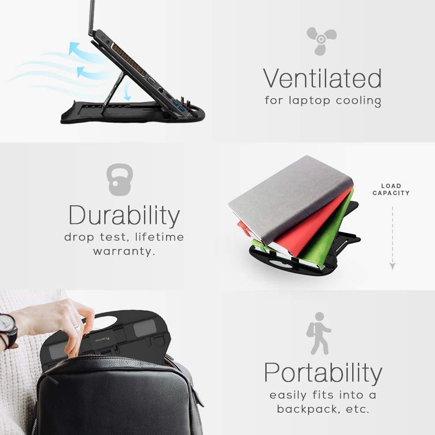 Adjustable Laptop Stand Patented Riser. With Portable Mobile Stand - Shivani Jaswal Adjustable Laptop Stand Patented Riser. With Portable Mobile Stand