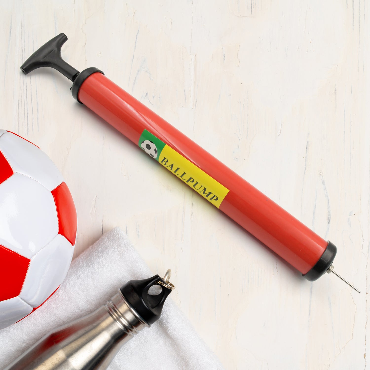 Plastic Pump for Inflating Balls (28 CM) - Inflatable Ball Development Toy - Shivani Jaswal Plastic Pump for Inflating Balls (28 CM) - Inflatable Ball Development Toy