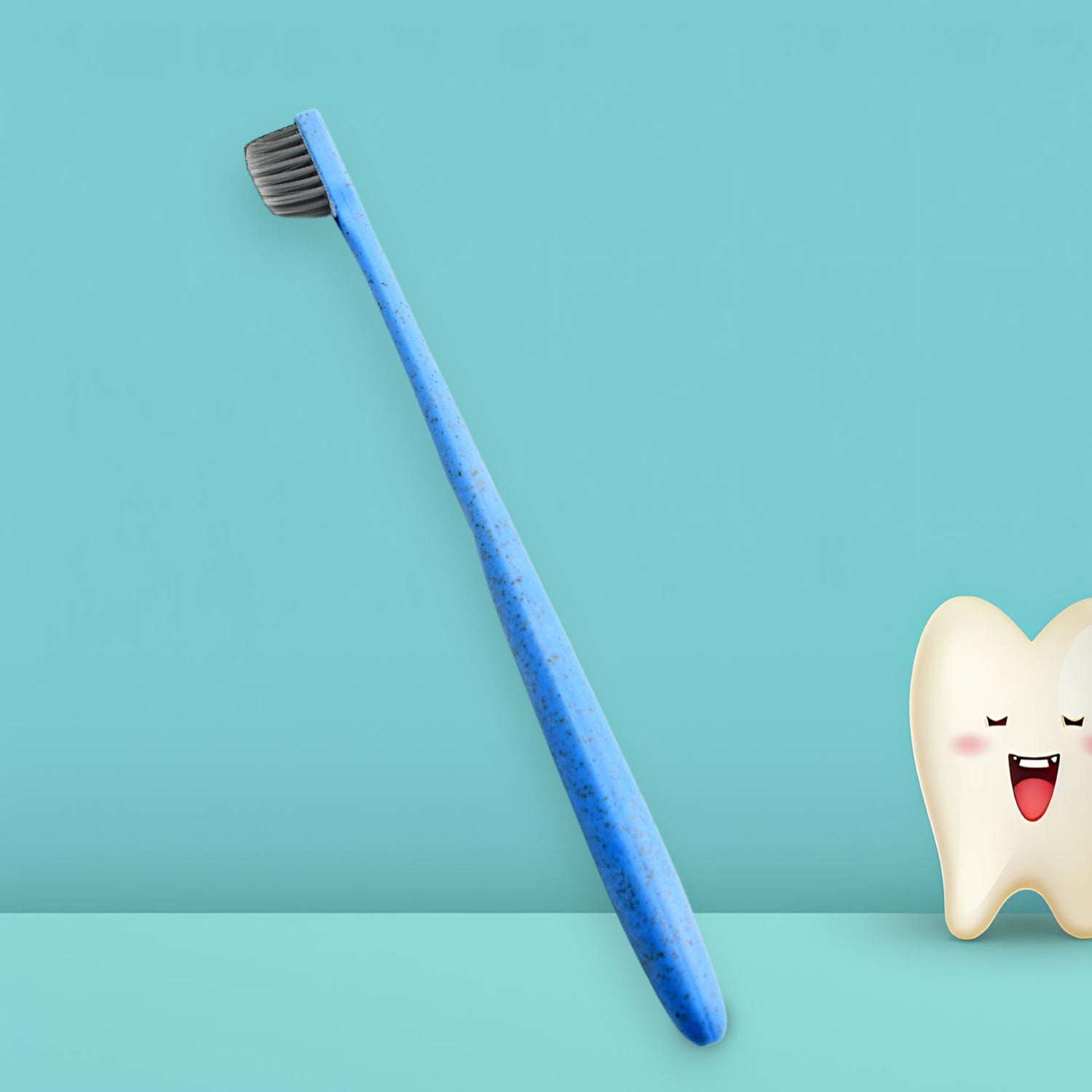 Wheat Straw Soft-Bristle Toothbrush for Deep Cleaning & Dental Care (1 Pc) - Shivani Jaswal Wheat Straw Soft-Bristle Toothbrush for Deep Cleaning & Dental Care (1 Pc)