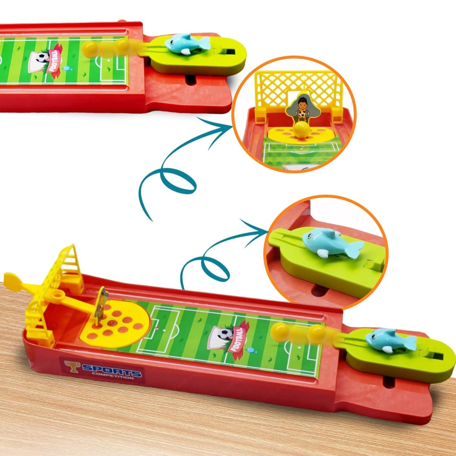 Mini Table Top Finger Football Game for Kids-Desktop Game for Kids & Adults, Fun Indoor Finger Bowling Game for Boys & Girls, Family Board Game - Shivani Jaswal Mini Table Top Finger Football Game for Kids-Desktop Game for Kids & Adults, Fun Indoor Finger Bowling Game for Boys & Girls, Family Board Game