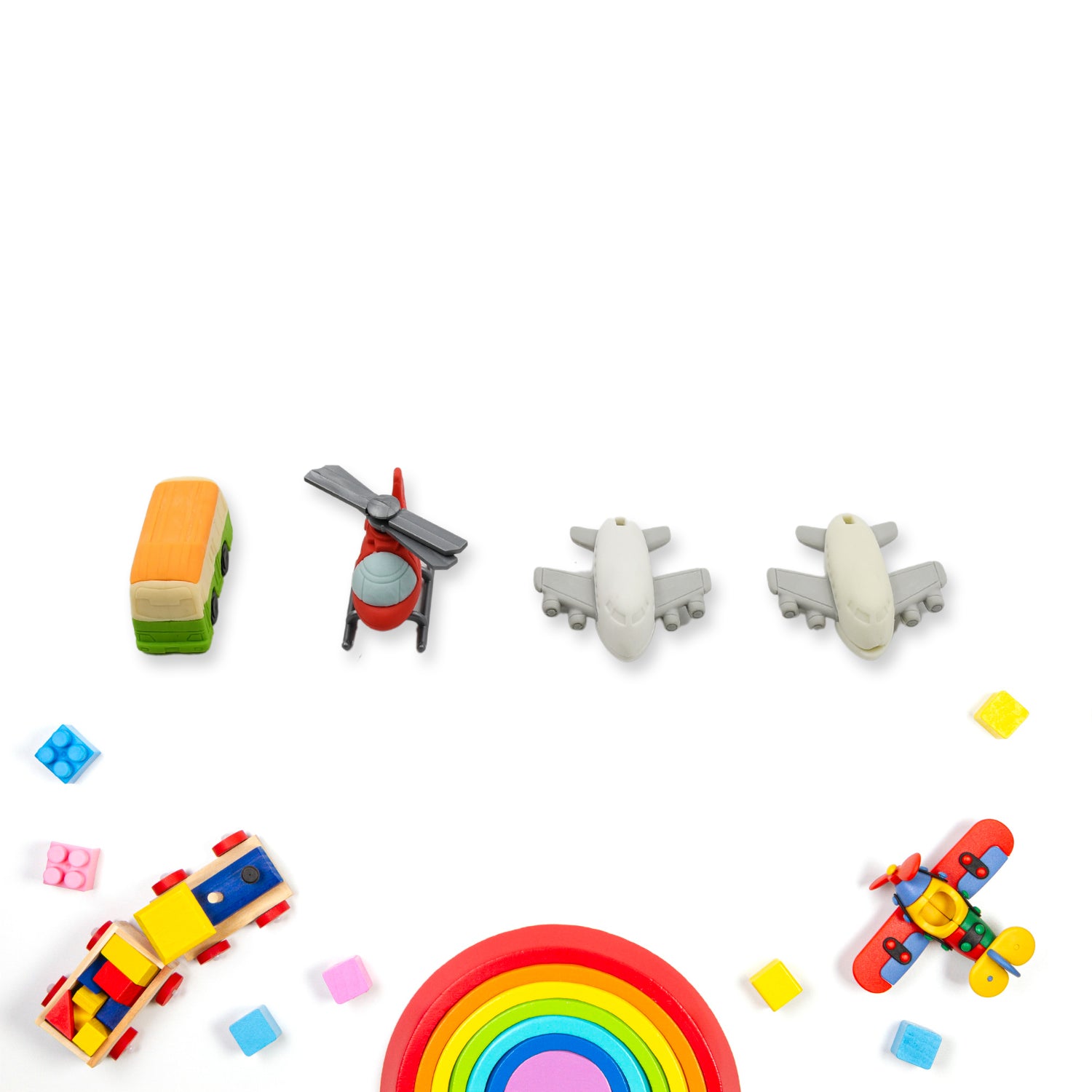 Vehicle Pattern Eraser School Stationery Use Eraser (4 Pc Set) - Shivani Jaswal Vehicle Pattern Eraser School Stationery Use Eraser (4 Pc Set)