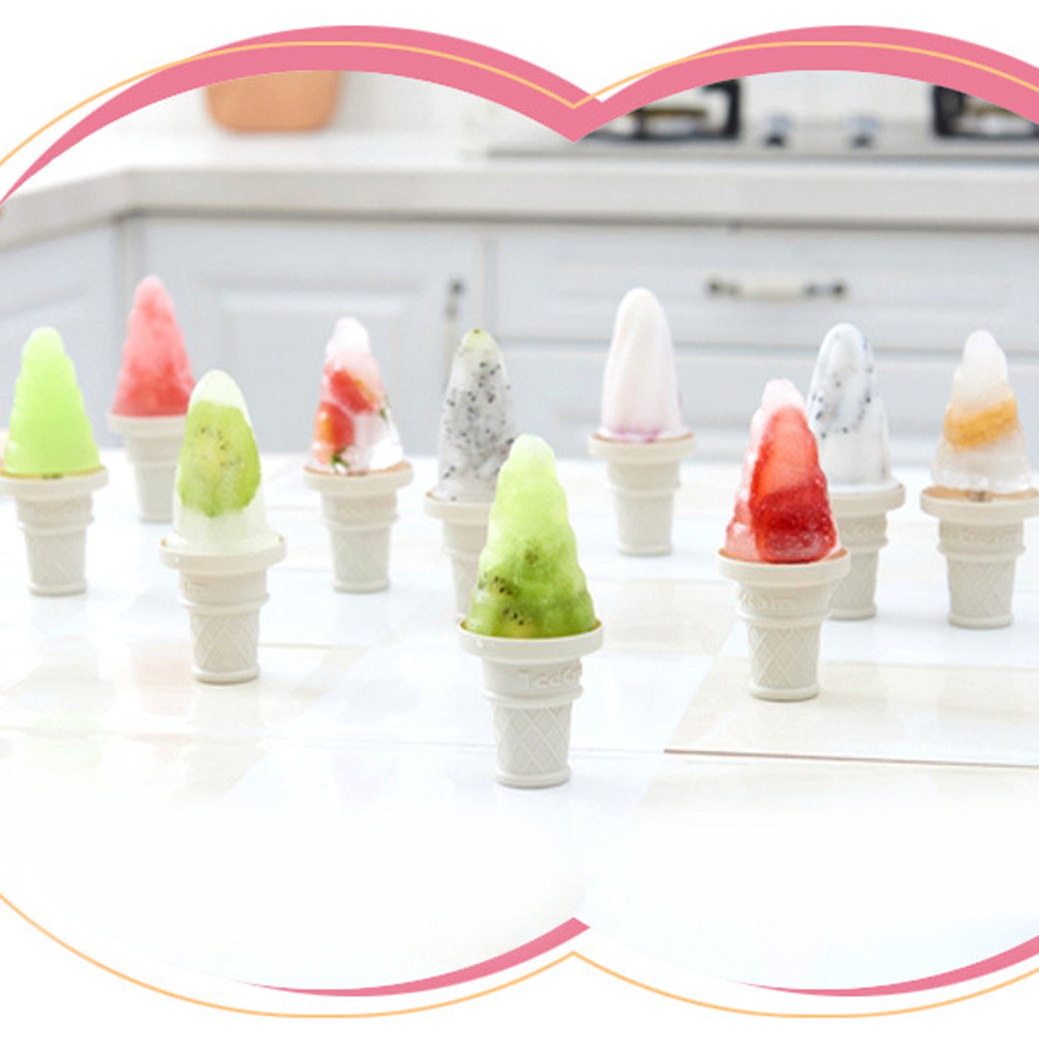 Ice Candy Maker Mold for Ice Cream at Home or Restaurants (6 Pc) - Shivani Jaswal Ice Candy Maker Mold for Ice Cream at Home or Restaurants (6 Pc)