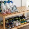 Multi-Function Drying Rack & Shoe Organizer Ã¢â‚¬â€œ Hanging Storage Shelf for Wardrobe & Closet, Shoe Stand & Holder (2 Pc Set)