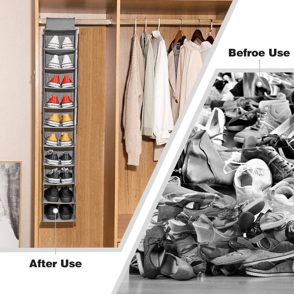 10 Tier Multipurpose Storage Rack, Foldable, Collapsible Fabric Wardrobe Organiser for Clothes - Shivani Jaswal 10 Tier Multipurpose Storage Rack, Foldable, Collapsible Fabric Wardrobe Organiser for Clothes
