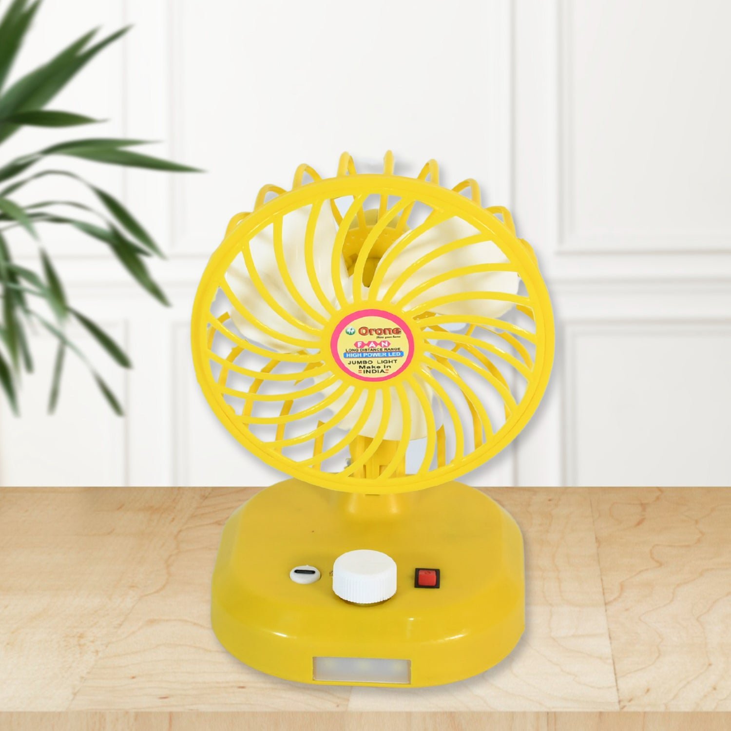 USB-C Type Rechargeable Portable Fan With LED Light Heavy Duty Motor & Foldable Fan With Charging Port Home, Outdoor, Temple - Shivani Jaswal USB-C Type Rechargeable Portable Fan With LED Light Heavy Duty Motor & Foldable Fan With Charging Port Home, Outdoor, Temple