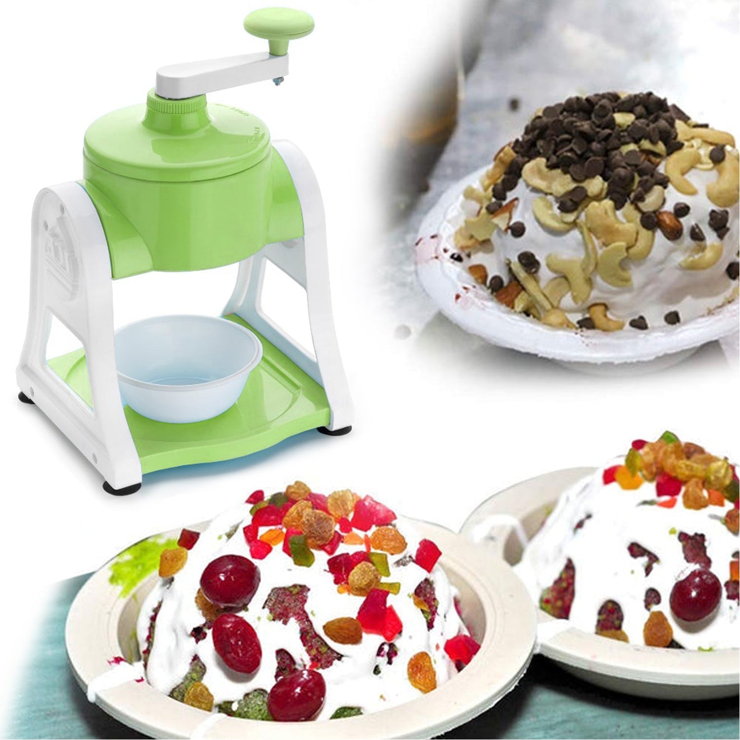 Ice Gola Maker Ice Snow Maker Machine | Ice Crusher | Indoor Outdoor Manual With Steel Blade & Antislip Grip - Shivani Jaswal Ice Gola Maker Ice Snow Maker Machine | Ice Crusher | Indoor Outdoor Manual With Steel Blade & Antislip Grip