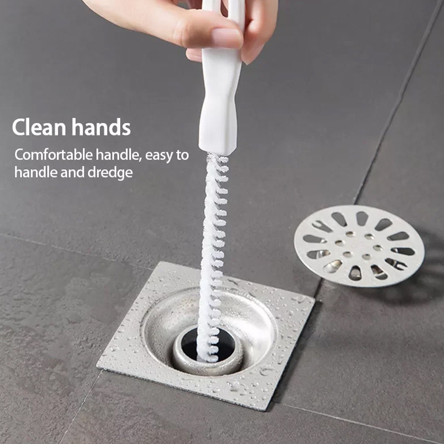 One Tool for All Drains! Kitchen, Sink, Shower Clog Remover (47cm) - Shivani Jaswal One Tool for All Drains! Kitchen, Sink, Shower Clog Remover (47cm)