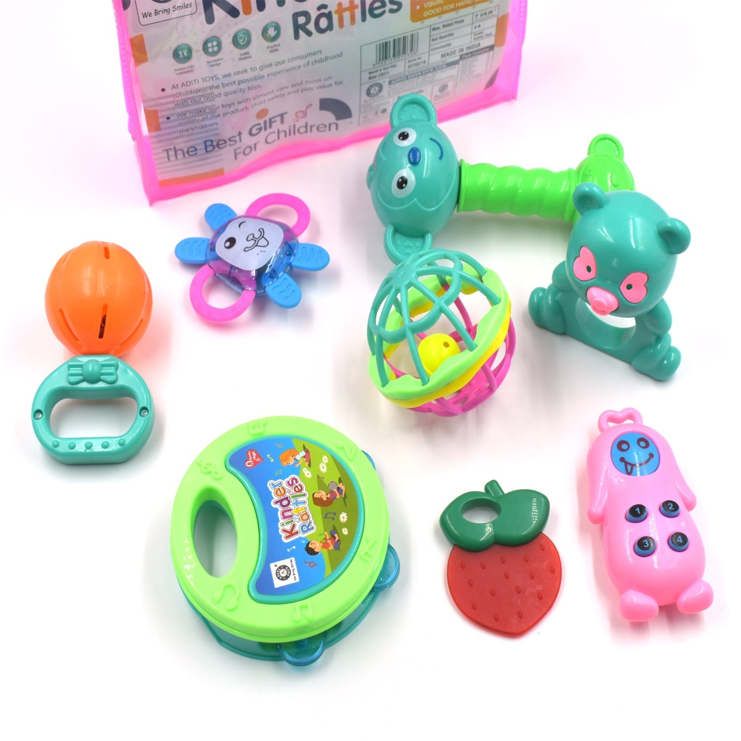 AT37 Rattles Baby Toy and game for kids for playing and enjoying purposes. - Shivani Jaswal AT37 Rattles Baby Toy and game for kids for playing and enjoying purposes.
