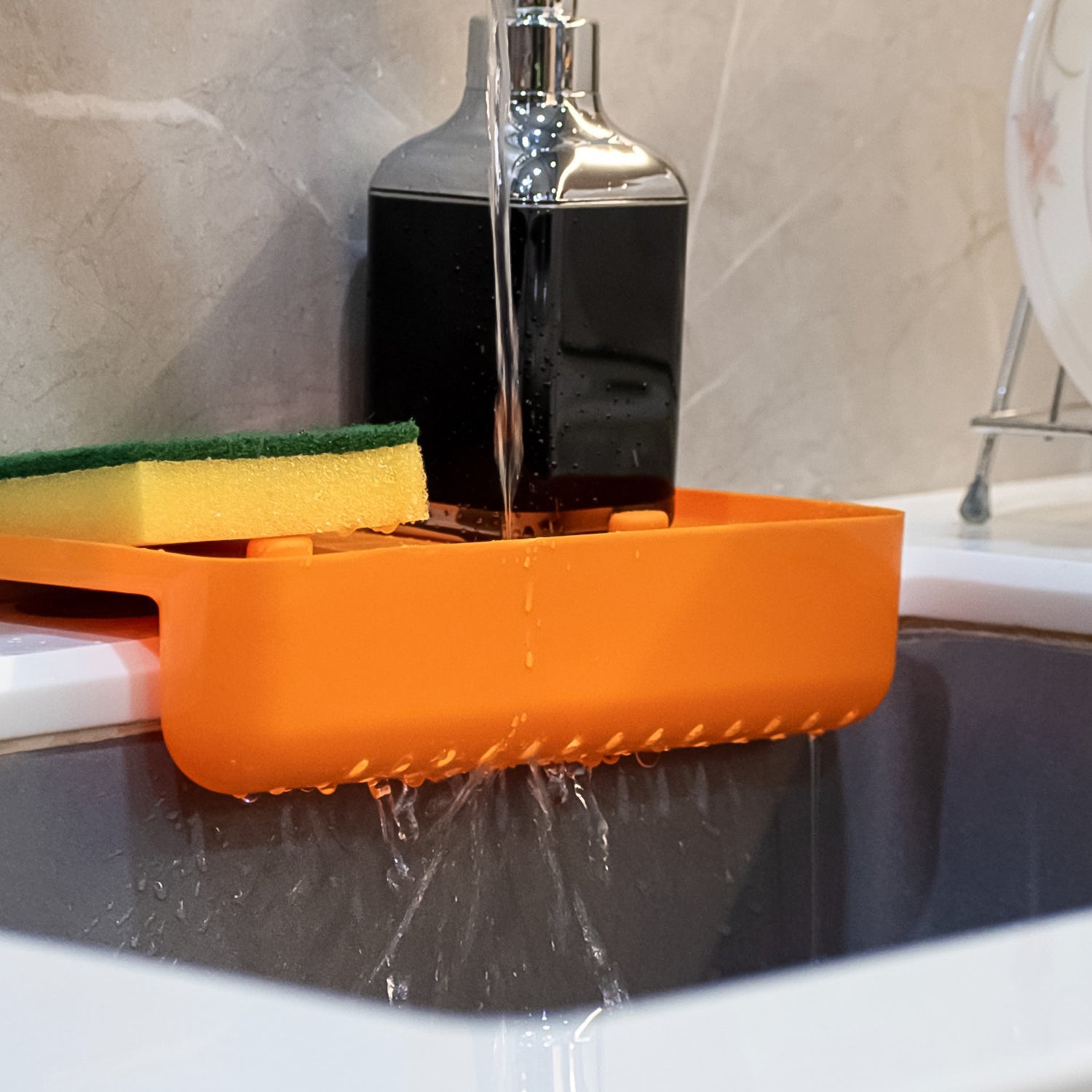 MULTI FUNCTIONAL DRAINER SHELF SINK STORAGE HOLDER Sink Colander Strainer Basket (1 Pc) - Shivani Jaswal MULTI FUNCTIONAL DRAINER SHELF SINK STORAGE HOLDER Sink Colander Strainer Basket (1 Pc)